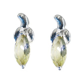 Lemon-Quartz-Middle-Eastern-Harper-Solitaire-Stud-Yellow-92.5-Silver-Earring