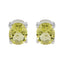 Lemon-Quartz-Spanish-Ines-Solitaire-Stud-Yellow-Sterling-Silver-Earring