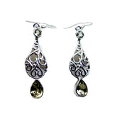 Lemon-Quartz-Russian-Isla-multiple-Dangle-Yellow-925-Sterling-Silver-Earring