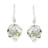 Lemon-Quartz-Moroccan-Ivy-multiple-Dangle-Yellow-925-Silver-Earring