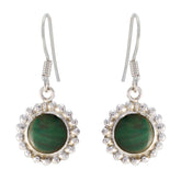 Malachite-Middle-Eastern-Renata-multiple-Dangle-Green-Silver-Earring