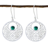 Malachite-American-Mia-Solitaire-Dangle-Green-92.5-Silver-Earring