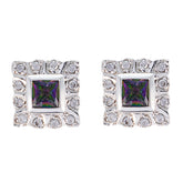 Mystic-Quartz-French-Sarah-multiple-Stud-multicolor-925-Sterling-Silver-Earring