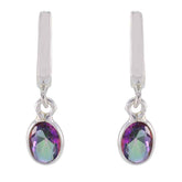 Mystic-Quartz-German-Savannah-multiple-Stud-multicolor-Silver-Earring