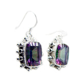 Mystic-Quartz-Latin-American-Aiko-multiple-Dangle-multicolor-925-Silver-Earring