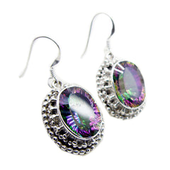 Mystic-Quartz-Mexican-Jiwoo-multiple-Dangle-multicolor-925-Silver-Earring