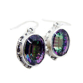 Mystic-Quartz-Latin-American-Mei-multiple-Dangle-multicolor-Silver-Earring