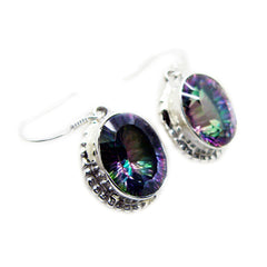 Mystic-Quartz-German-Naomi-multiple-Dangle-multicolor-925-Silver-Earring