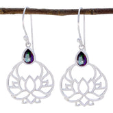 Mystic-Quartz-Turkish-Cecilia-Solitaire-Dangle-multicolor-Sterling-Silver-Earring