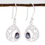 Mystic-Quartz-Spanish-Elena-Solitaire-Dangle-multicolor-Silver-Earring