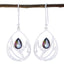 Mystic-Quartz-African-Isabella-Solitaire-Dangle-multicolor-Sterling-Silver-Earring