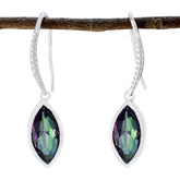 Mystic-Quartz-American-Julia-Solitaire-Dangle-multicolor-Silver-Earring