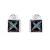 Mystic-Quartz-Japanese-Laura-Solitaire-Stud-multicolor-Sterling-Silver-Earring