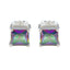 Mystic-Quartz-American-María-Solitaire-Stud-multicolor-925-Silver-Earring