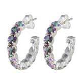 Mystic-Quartz-Moroccan-Isadora-multiple-Stud-multicolor-925-Sterling-Silver-Earring