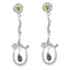 Multi-CZ-Indian-Maria-multiple-Stud-multicolor-925-Sterling-Silver-Earring