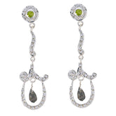 Multi-CZ-Indian-Maria-multiple-Stud-multicolor-925-Sterling-Silver-Earring