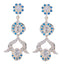 Multi-CZ-Indian-Meera-multiple-Stud-multicolor-925-Sterling-Silver-Earring