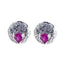 Multi-CZ-Moroccan-Patricia-multiple-Stud-multicolor-925-Sterling-Silver-Earring