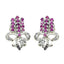 Multi-CZ-Mexican-Teresa-multiple-Stud-multicolor-925-Sterling-Silver-Earring