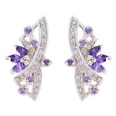 Multi-CZ-Moroccan-Rebeca-multiple-Stud-multicolor-925-Silver-Earring