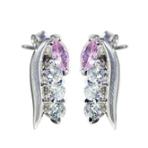 Multi-CZ-Spanish-Victoria-multiple-Stud-multicolor-92.5-Silver-Earring