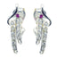 Multi-CZ-Egyptian-Ángeles-multiple-Stud-multicolor-925-Silver-Earring