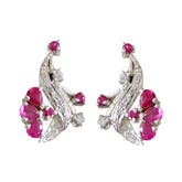 Multi-CZ-French-Abigail-multiple-Stud-multicolor-Sterling-Silver-Earring