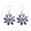 Multi-CZ-Middle-Eastern-Ines-multiple-Dangle-multicolor-925-Sterling-Silver-Earring