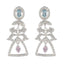 Multi-Indian-Saanvi-multiple-Stud-multicolor-92.5-Silver-Earring