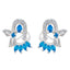 Multi-CZ-Moroccan-Clara-multiple-Stud-multicolor-Sterling-Silver-Earring