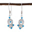 Multi-CZ-American-Elena-multiple-Dangle-multicolor-Silver-Earring