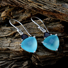 Multi-Egyptian-Emi-multiple-Dangle-multicolor-Silver-Earring