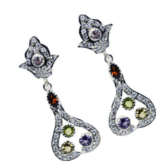 Multi-Indian-Nisa-multiple-Stud-multicolor-92.5-Silver-Earring