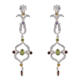 Multi-Indian-Riya-multiple-Stud-multicolor-92.5-Silver-Earring