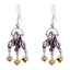 Multi-Korean-Sara-multiple-Dangle-multicolor-Silver-Earring
