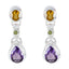 Multi-Latin-American-Mathilde-multiple-Stud-multicolor-925-Silver-Earring