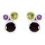 Multi-German-Haruka-multiple-Stud-multicolor-925-Silver-Earring