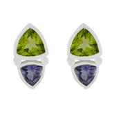 Multi-Turkish-Renata-Toi-et-Moi-Stud-multicolor-92.5-Silver-Earring