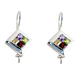 Multi-Middle-Eastern-Min-seo-multiple-Dangle-multicolor-925-Sterling-Silver-Earring