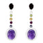 Multi-French-Ida-multiple-Stud-multicolor-925-Sterling-Silver-Earring