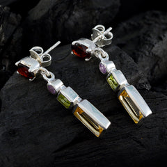 Multi-Mexican-Kennedy-multiple-Stud-multicolor-92.5-Silver-Earring