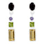Multi-Mexican-Kennedy-multiple-Stud-multicolor-92.5-Silver-Earring