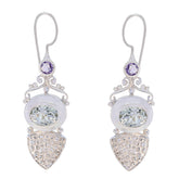 Multi-German-Soo-jin-multiple-Dangle-multicolor-925-Sterling-Silver-Earring