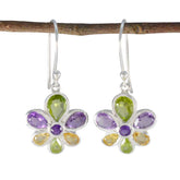 Multi-Latin-American-Isadora-multiple-Dangle-multicolor-925-Silver-Earring