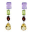 Multi-American-Rina-multiple-Stud-multicolor-Silver-Earring
