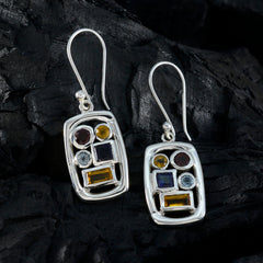 Multi-German-Clara-Penta-Dangle-multicolor-92.5-Silver-Earring