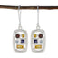 Multi-German-Clara-Penta-Dangle-multicolor-92.5-Silver-Earring