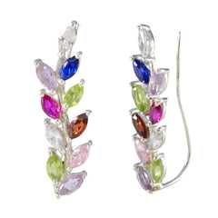 Multi-American-Mei-multiple-Stud-multicolor-925-Sterling-Silver-Earring