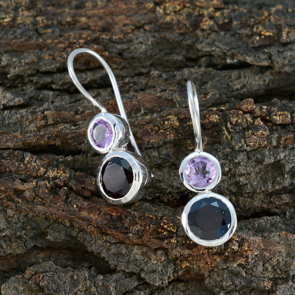 Multi-Spanish-Rebeca-Toi-et-Moi-Dangle-multicolor-925-Sterling-Silver-Earring